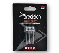 Precision Needle Adaptors Pack of 3, Multi-Sport Ball Inflation Needles, Durable Screw Thread for Air Pump, 2mm