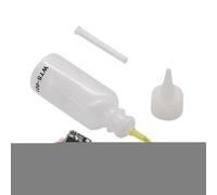 Precision Needle Bottle Liquid Drop Container with Tight Seal Refillable Fine Applicator Tool for Oil, Ink, Glue, Varnish, Quilling, Art, Lubrication, Craft, Model