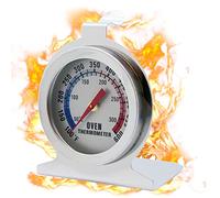 Precision Oven Thermometer - Stainless Steel Oven Temperature Gauge for Fan Ovens - A Must-Have for Gas and Electric Ovens - Essential Pizza Oven Accessories