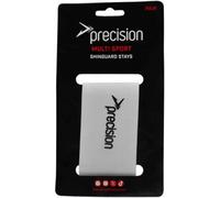 Precision Pair White Shin Guard Stays - Secure Pads To Leg - Elastic Strap / Band