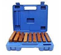 Precision Parallel Set, 18pcs 9pairs Parallel Block Gauge Set, 18-piece Set Of Equal-height Parallel Blocks with Plastic Carry Case, Clear Engraving, 0.01mm Parallelism for Leveling and Adjustment