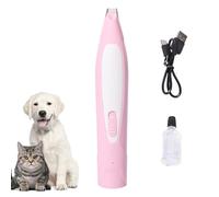 Precision Paw Hair Trimmer - Precision Paw Hair Trimmer for Dogs, Quiet and Noise- | with LED Auxiliary Lighting, Paw Pad Trimmer for Small Dogs & Cats, Ensures Well-Kept Paws, Durable ABS + Stain