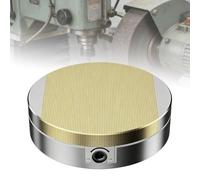 Precision Permanent Clamping Plate Magnetic, High Circular Grinder Permanent Holder Magnetic, for Workpiece Machining, Product Machining, Mold Machining(4 in*1.85 in)