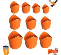 Precision Pipe Saddle Template Cutting Guide, Accurate Arc-Edge Contour Marking Tool for Metal, PVC & Plastic Pipes 20-200 mm, One-Handed Miter Layout Kit