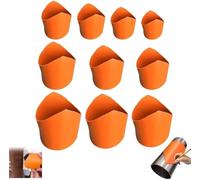 Precision Pipe Saddle Template Cutting Guide, Plumbing Pipe Saddle Template Kit, Metal Pipes Insulation Cutting Guide for Miter Installation Tools, Accurate Arc Edge Contour Cut Guides