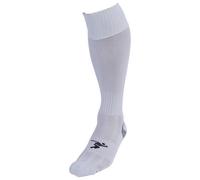 Precision Plain Pro Football Socks Junior White J12-2