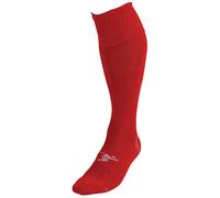 Precision Plain Pro Socks Size: 12-2, Colour: Red