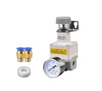 Precision Pneumatic Compressor Air Pressure Regulator with Gauge Bracket, Compatible with IR2000-02, IR2010-02, IR2020-02(IR2010-02BG,NO NEED FITTING)