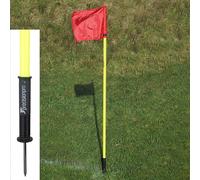 4 x Precision Training "Sprung" Corner Posts - Yellow With 4 Red Flags rrp£35, Multi-coloured, One Size, 9506999000