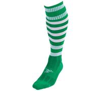 Precision Pro Hooped Football Socks in Green | Size: 7-12 Precision Green 7-12