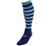 Precision Pro Hooped Football Socks in Mid Navy | Size: 12-2 Precision Mid Navy 12-2