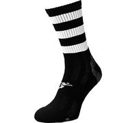 Precision Pro Hooped Gaa Mid Socks Black/white 7-11