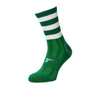 Precision Pro Hooped GAA Mid Socks Green/White ADULT 7-11