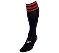 Precision PT 3 Stripe Pro Football Socks Mens Black/Red, 7-11, K-REY-709MBS