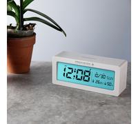 Precision Radio Controlled Alarm Clock - White