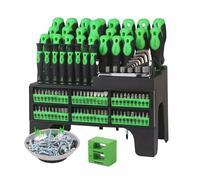 Precision Repair Kit, Magnetic Screwdriver Set, Small Electronics Tool Set, Aluminum Alloy Anti-Slip Structural Build, Aesthetic Organizer Tool, Hobbyist Supplies, Computer Watch