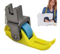 Precision Roller Foot, Single Needle Presser Gear, 1.57 Inch Wheel Foot with Smooth Glide, Authentic Metal Attachment, Sewing Accessory with Adjustable Design, Machine Component for Denim