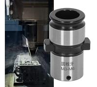 Precision Round Die Chuck Collet Set, 30mm OD Carbon Steel Interface Compatible with Standard Lathes Includes Hex Wrench Sturdy High-Precision Metalworking Tool for Machinists
