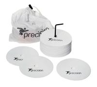 Precision Round Rubber Marker Discs TR320W - Large White - Set of 20