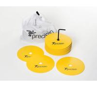 Precision Marker Discs K-REY-TR321Y, Medium Round, Yellow, 15 cm, Set of 20
