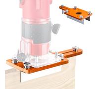 Precision Router Corner Jig Template - Professional Woodworking Radius Cutting Guide For Board Edge Trimming | Durable Bakelite Positioning Tool, Manual Arc Slotting Accessory Joinery, Handmade Crafts
