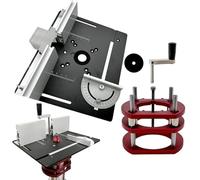 Precision Router Table Lift System - Aluminum Router Table with Insert Plate for Improved Routing Accuracy