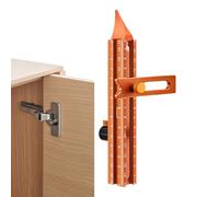 Precision ruler, 4-sided magnetic tool, scribing and measuring tools, for cutting and working on tiles, flooring in the field of carpentry, construction