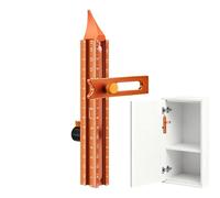 Precision Ruler - Four Sided Layout, Magnetic Angle Finder, Etched Scales, Multi-Angle Measurement, Construction Marking Tool, Aluminum Alloy Silver, for Tile Flooring Working