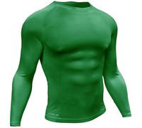 Precision S - Green Adult Long Sleeve Baselayer Compression Shirt Unisex Training Gym Top
