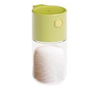 Precision Salt Dispenser, Quantitative 0.5 grams salt shaker, Press Once to Accurately Sprinkle 0.5 Grams, Perfect for Salt, Spice, Pepper (Green)