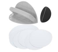 Precision Sander - Putty Sanding Tool, Precision Wall Sanding Kit with Semicircular Pads | Sanding Accessory, Hand Sander Non-Slip Handle for Stripping