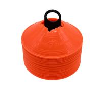 Precision Saucer Training Cones 50 Units Orange 20 cm