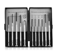 Precision Screwdriver Set, 11 Pieces, Micro Screwdrivers with Storage Box for Repairing Watches, Toys, Doorbells, Computers, Laptops