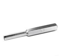 Precision Screwdriver Set 3.8mm 4.5mm Gamebit Tool for NES for SNES N64 Cartridge Opening Security Star Bit Console Repair Silver Steel 50mm(3.8mm)