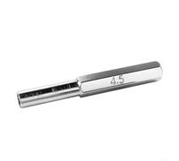 Precision Screwdriver Set 3.8mm 4.5mm Gamebit Tool for NES for SNES N64 Cartridge Opening Security Star Bit Console Repair Silver Steel 50mm(4.5mm)