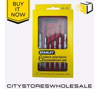 Precision Screwdriver Set 6 Pieces Magnetic Tips Mini Tools Electronics Stanley