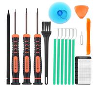 Precision Screwdriver Set for iPhone Series and Watch Eyeglasses,Ph000,Y000,Pentalobe P2,Spudger,Tweezers, A Cleaning Brush and A Suction Cup with Sim Card Thimble,to Repair Clean, Replace Parts