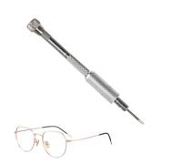 Precision Screwdriver Set - Glasses Repair Kit with Magnetic and Matching Screws | Small Carbon Steel Flat Head Phillips Tips, Ideal for Glasses, Electronics, Dome Gadgets