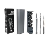 Precision Screwdriver Set in Small Format, Magnetic and Portable, Screwdriver Set for Precise Work on the Computer, for Setting, Construction, Glasses, Laptops, Phones and Cameras
