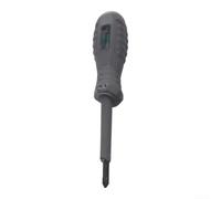 Precision Screwdriver Set with Built in Mains Tester Pen AC DC Induction Detector High Torque Electrician Tool Kit Slotted for Cross Pozi Bits Safe Grip(Cross bit)