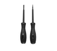 Precision Screwdriver Set with Built in Mains Tester Pen AC DC Induction Detector High Torque Electrician Tool Kit Slotted for Cross Pozi Bits Safe Grip(2pcs/set)