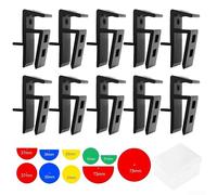 Precision Scribing Disc Set 4-10PCS Woodworking Aid(10PCS Black) | 39mm diameter disc, precise edge marking, consistent cabinet lines, smooth operation, black or blue