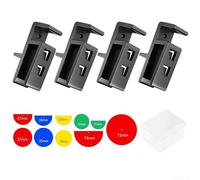 Precision Scribing Disc Set 4-10PCS Woodworking Aid(4PCS Black) | 39mm diameter disc, precise edge marking, consistent cabinet lines, smooth operation, black or blue