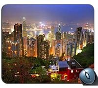 Precision seaming gaming mouse pad,Hong kong pattern Customized Rectangle Non-Slip Rubber Mouse pad Gaming Mouse mats