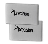 Precision Shin Guard Stays – 2-Pack Elastic Straps, Hook & Loop, One Size, Wide Fit, White