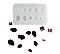 Precision Silicone Ear Expanding Teardrop and Soft Sturdy Silicone Mold for Creating Co Ears. Soft and Sturdy