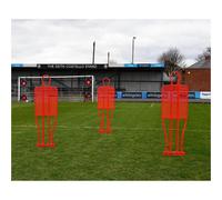 Precision Single 6Ft 5 Inch Red Football Mannequin - Set Piece Dummy Defender Training