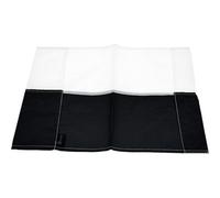 Precision Single All Weather Football Corner Flag - Black & White - Outdoor Polyester