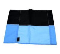 Precision Single All Weather Football Corner Flag - Sky Blue & Black - Outdoor Polyester