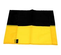 Precision Single All Weather Football Corner Flag - Yellow & Black - Outdoor Polyester